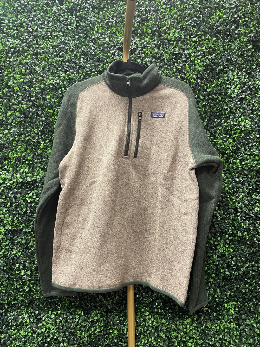 Patagonia Better Sweater 1/4 Zip seabird gray- NWT - M